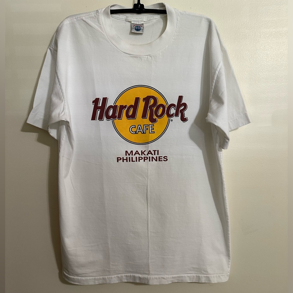 Vintage Save the Planet Men’s Hard Rock Cafe Makati Philippines T-Shirt, Size L